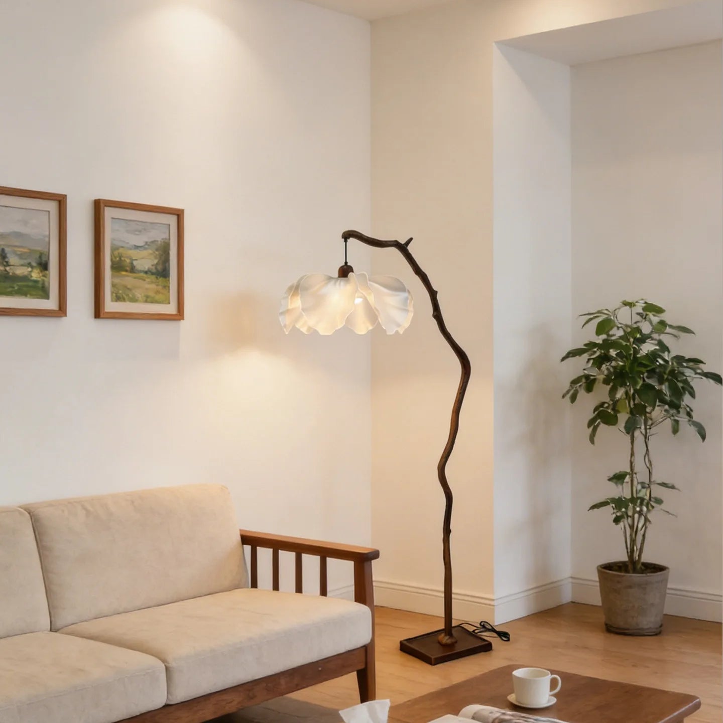 Floral Floor Lamp