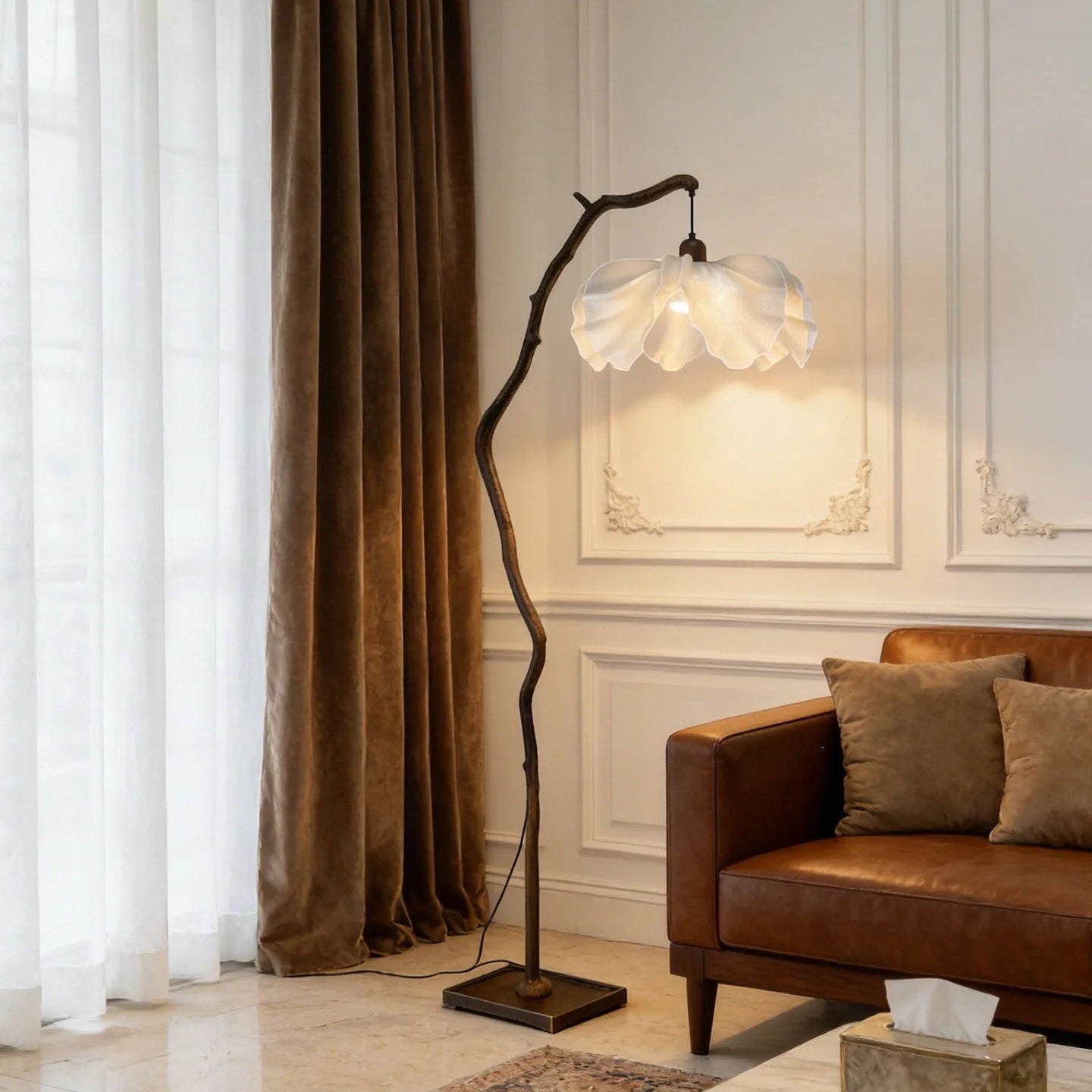 Floral Floor Lamp