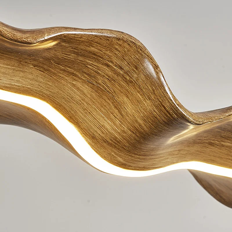 Japanese Wooden Chandelier