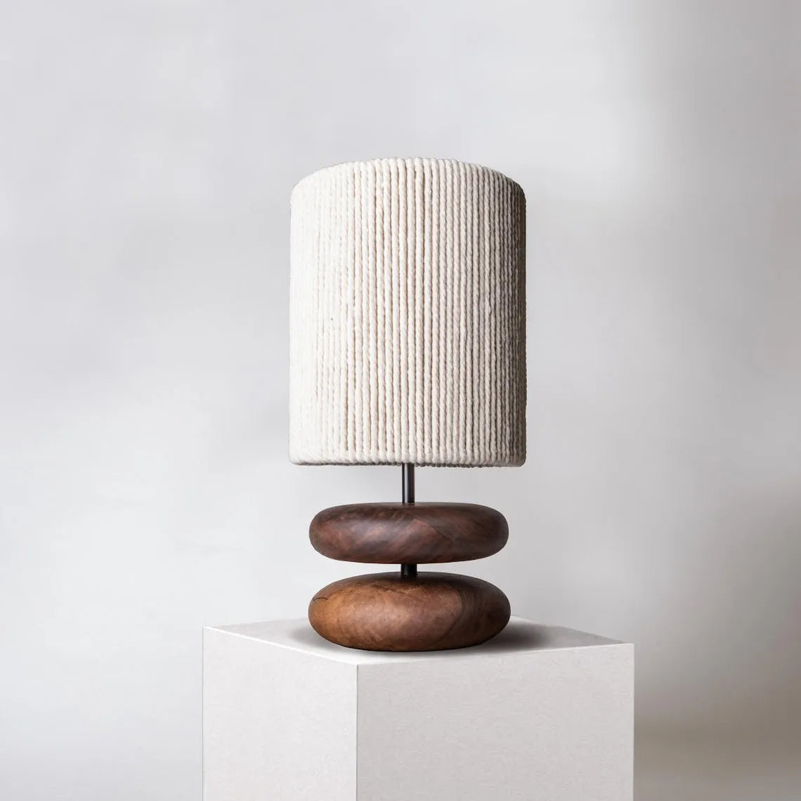 Wabi Sabi Walnut Table Lamp