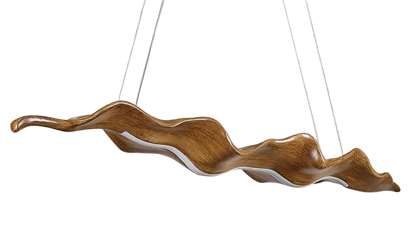 Japanese Wooden Chandelier